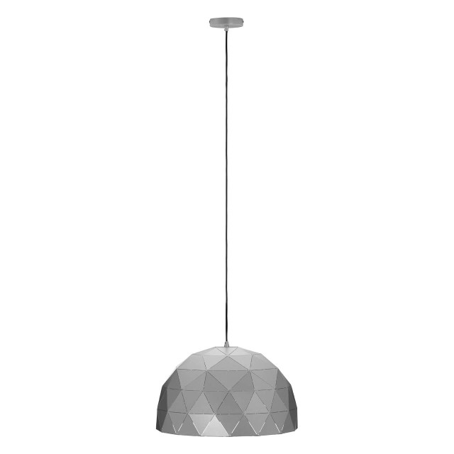 premier housewares Mateo Medium Silver Dome Pendant Light