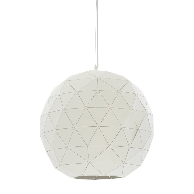 premier housewares Mateo Medium White Pendant Light
