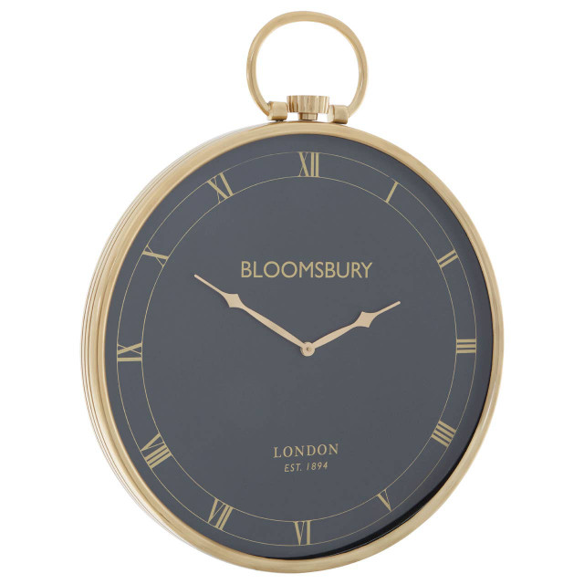 Premier Housewares Mateo Pocket Watch Design Large Wall Clock