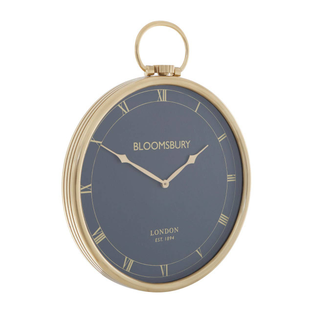 Premier Housewares Mateo Pocket Watch Design Small Wall Clock