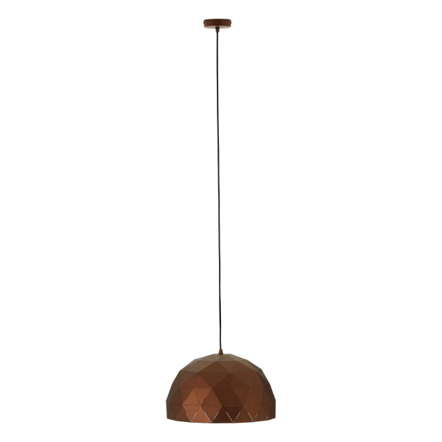 Premier Housewares Mateo Small Coffee Dome Pendant Light