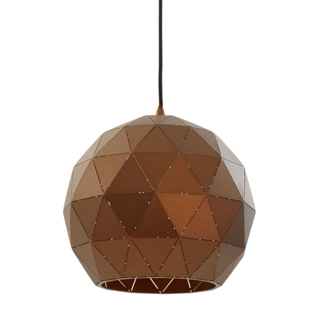 premier housewares Mateo Xs Coffee Finish Pendant Light