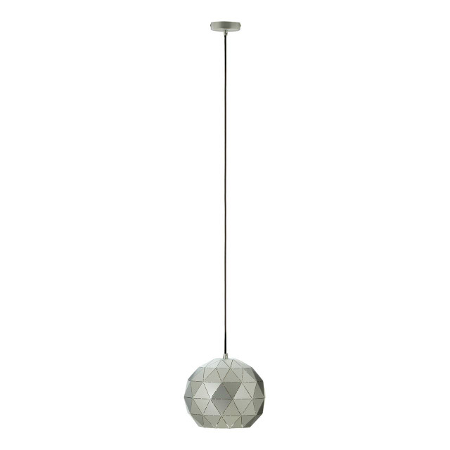 Premier Housewares Mateo XS Silver Finish Pendant Light
