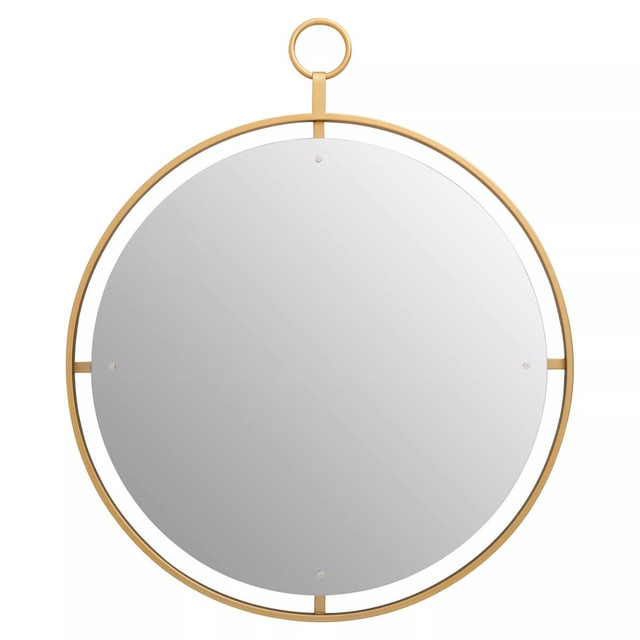 Premier Housewares Matera Gold Wall Mirror With Ring