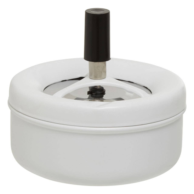 premier housewares Matte White Medium Spinning Ashtray