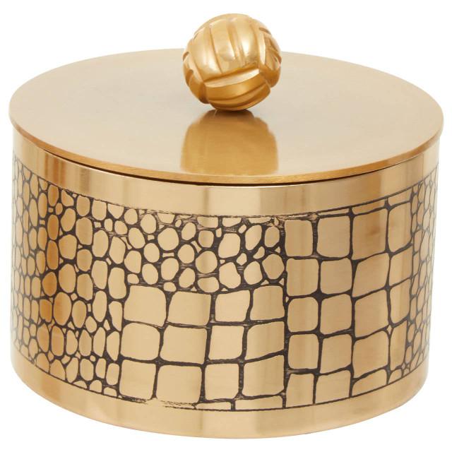 Premier Housewares Meko Large Croc Pattern Trinket Box