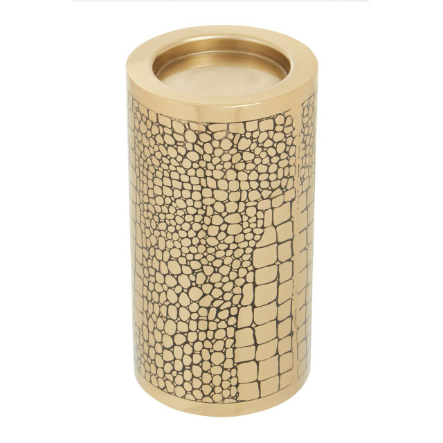 Premier Housewares Meko Large Crocodile Pattern Candle Holder