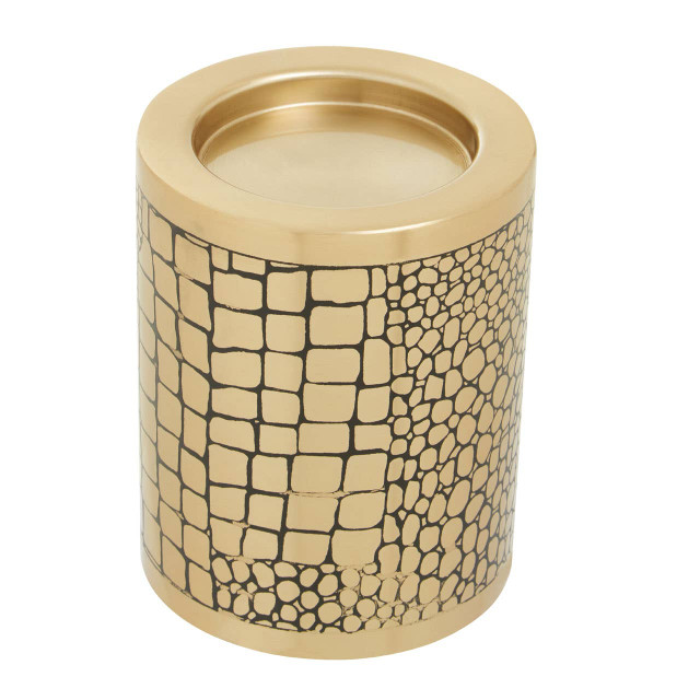 Premier Housewares Meko Small Crocodile Pattern Candle Holder