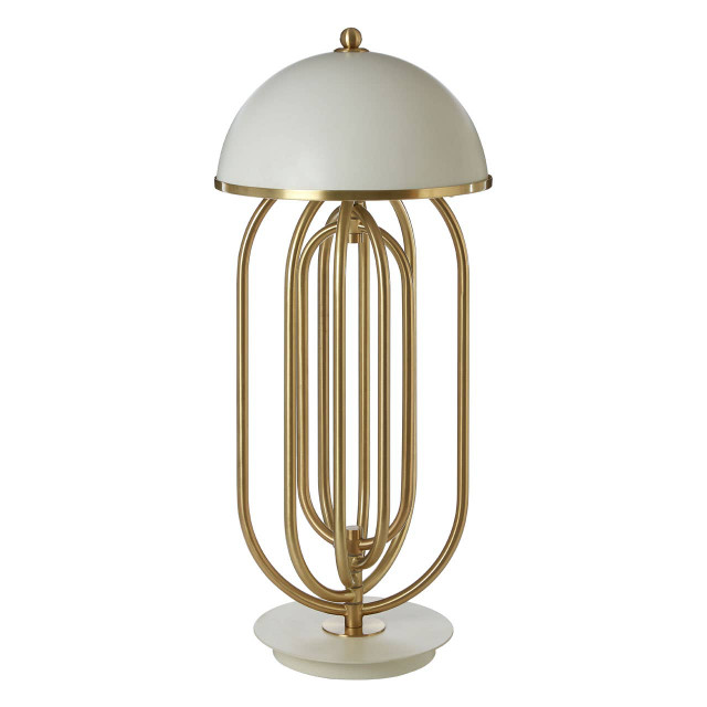 Premier Housewares Metropolis Table Lamp With White Shade