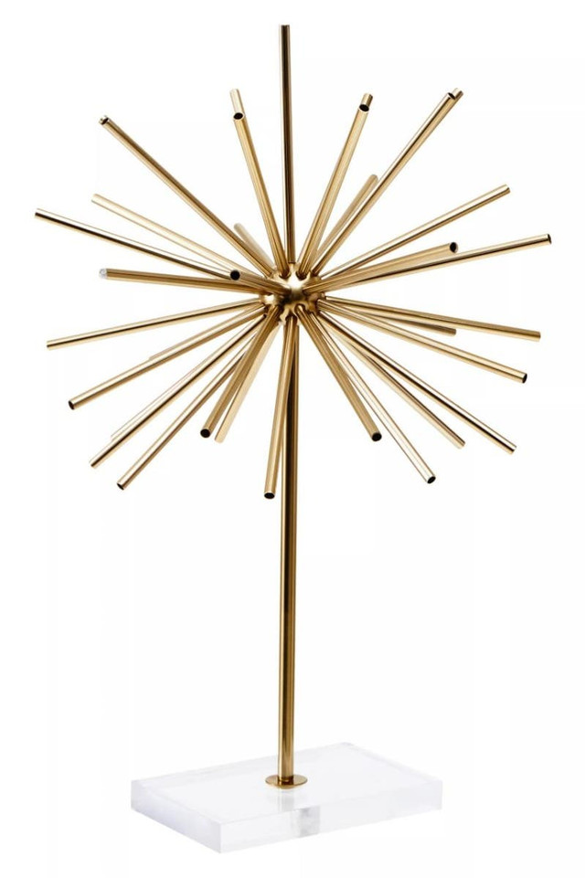 Premier Housewares Milton Metal Sculpture On Acrylic Stand