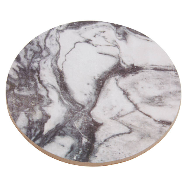 Premier Housewares Mimo 6Pc Marble Effect Assorted Cork Coasters