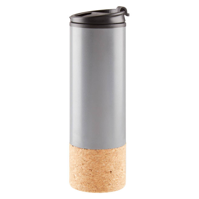 Premier Housewares Mimo Cool Grey Double Wall Travel Mug