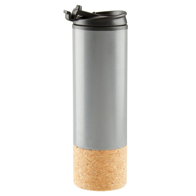 Premier Housewares Mimo Cool Grey Double Wall Travel Mug