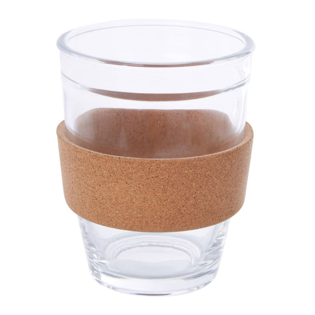 Premier Housewares Mimo Glass Mug With Red Silicone Lid