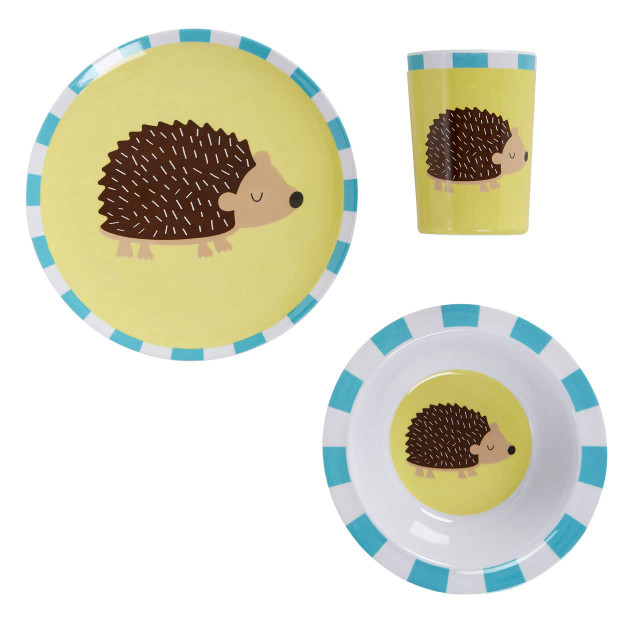 Premier Housewares Mimo Kids Harry Hedgehog Dinner Set