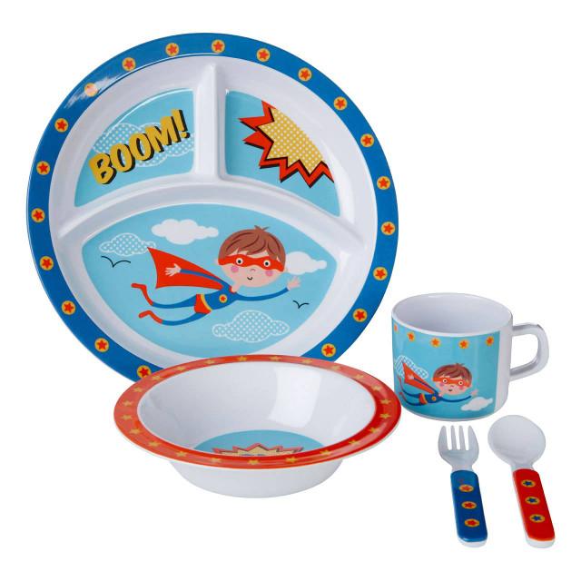 Premier Housewares Mimo Kids Super Rupert Dinner Set