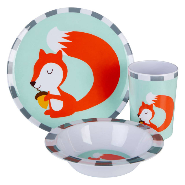 Premier Housewares Mimo Kids Susie Squirrel Dinner Set