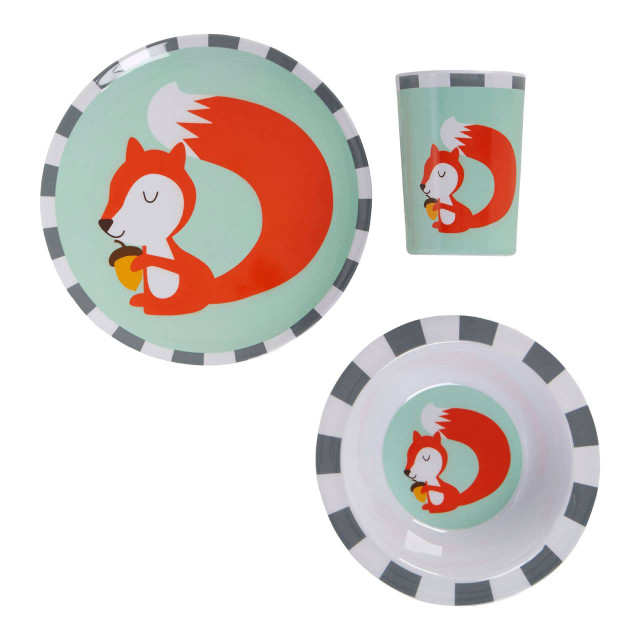 Premier Housewares Mimo Kids Susie Squirrel Dinner Set