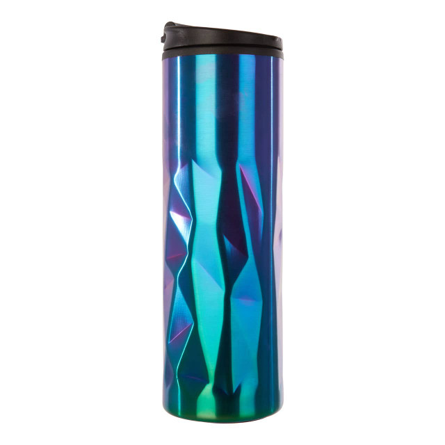 premier housewares Mimo Oil Slick Finish Double Wall Travel Mug