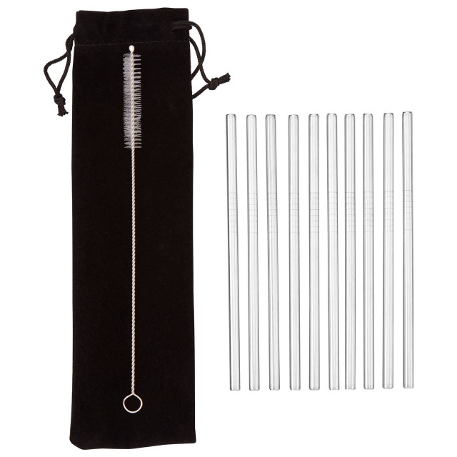 Premier Housewares Mimo Set Of 10 Short Cocktail Straws