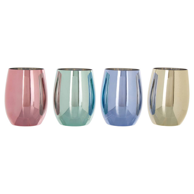 premier housewares Mimo Set Of 4 Assorted Colours Tumblers