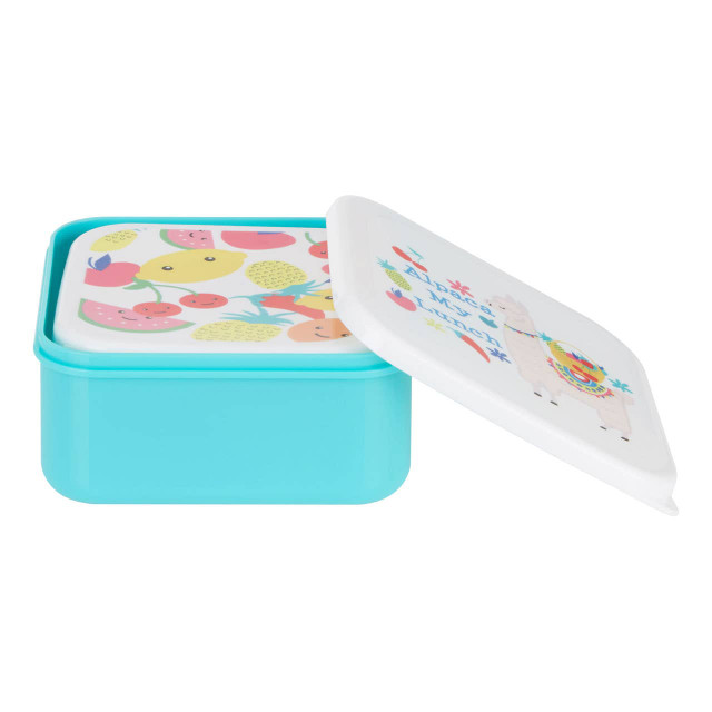 Premier Housewares Mimo Set Of 4 Fruity Alpaca Lunch Box