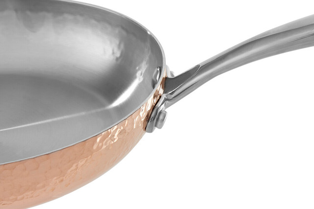 Premier Housewares Minerva Copper Finish 24 Cm Hammered Frying Pan
