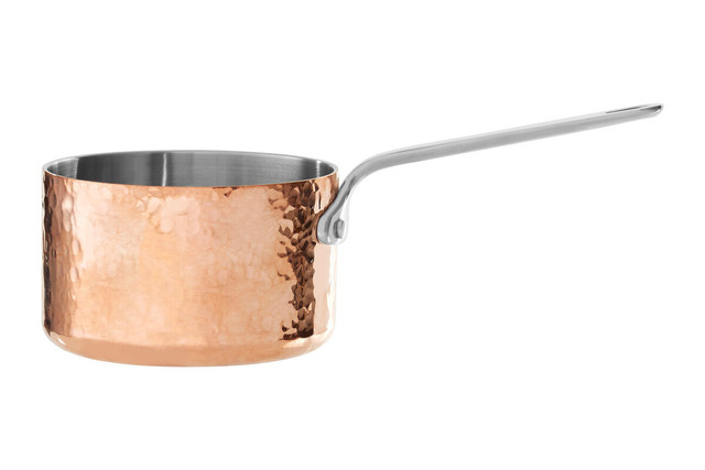 Premier Housewares Minerva Hammered Copper Finish Mini 10 Cm Milk Pan