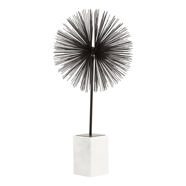 Premier Housewares Mirano Black Finish Starburst Sculpture