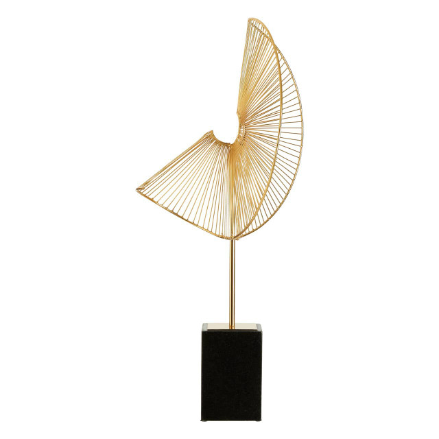 premier housewares Mirano Gold Fiinish Web Sculpture
