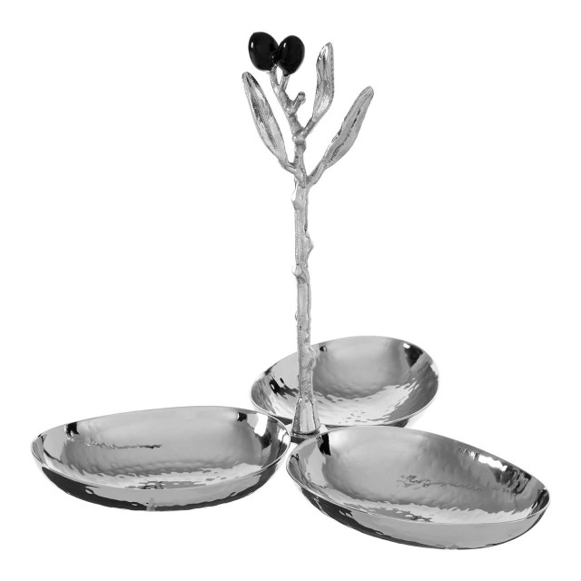 Premier Housewares Miressa 3 Section Oval Grapes Bowls