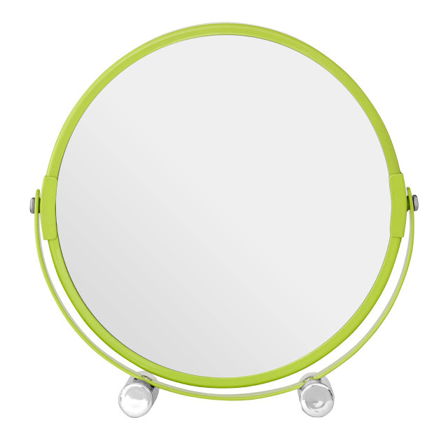 Premier Housewares Mison Lime Green Shaving Mirror With Feet