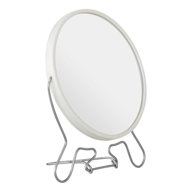Premier Housewares Mison White Metal Large Shaving Mirror