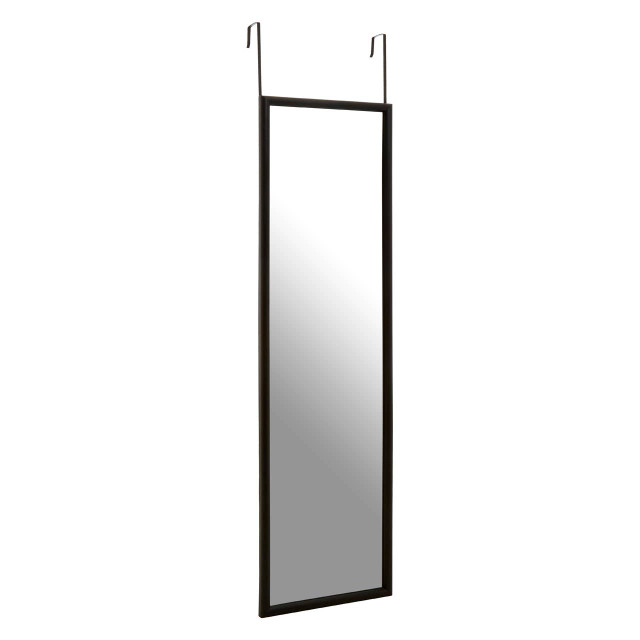 Premier Housewares Mize Over Door Grey Plastic Frame Mirror