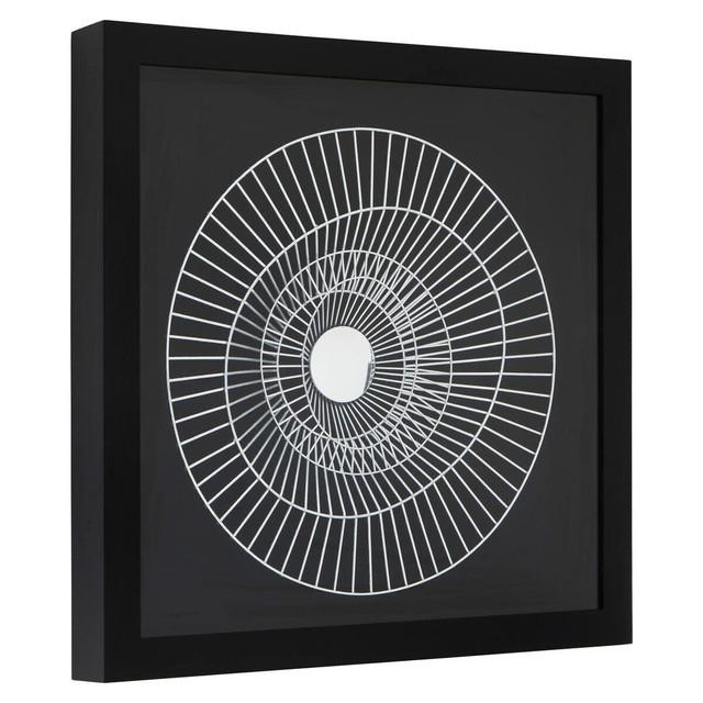 Premier Housewares Modello Silver And Black Wall Art