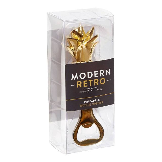 Premier Housewares Modern Retro Pineapple Bottle Opener