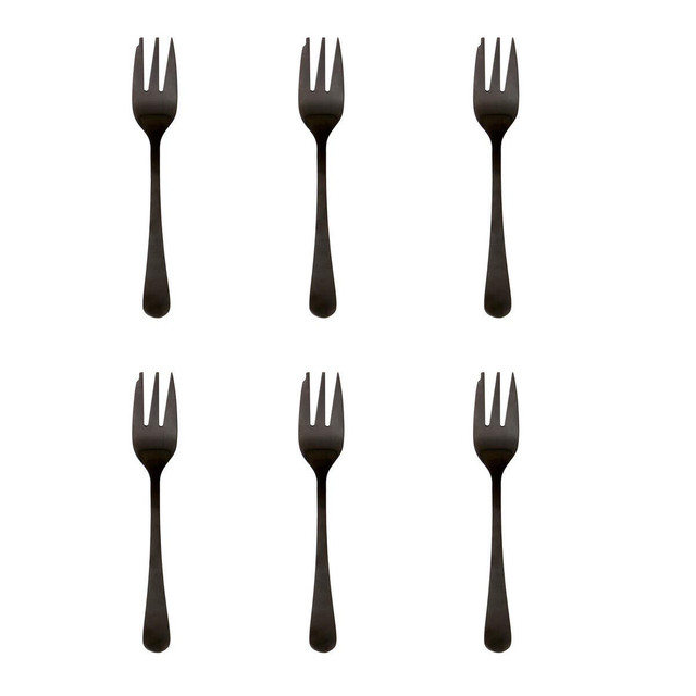 Premier Housewares Modern Retro Set Of 6 Cake Forks