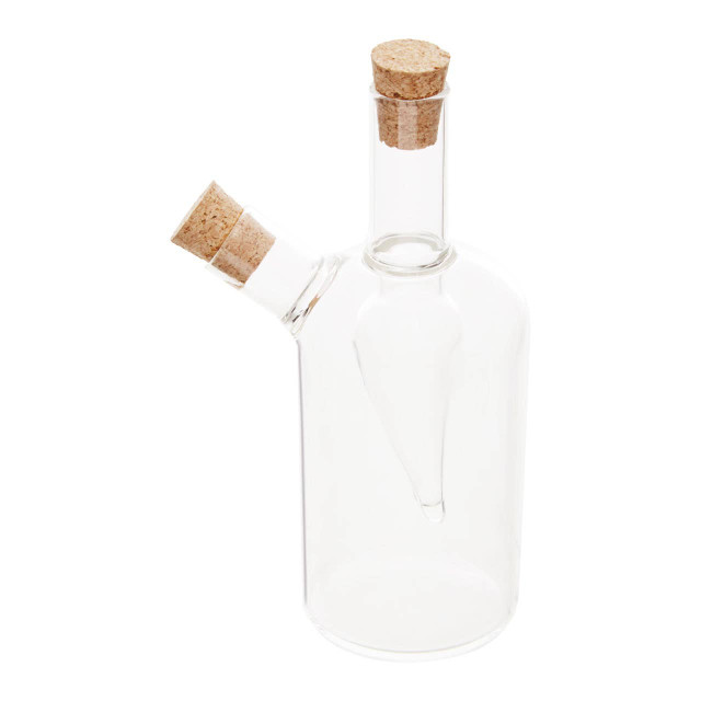 Premier Housewares Montela 2 In 1 Oil And Vinegar Glass Bottle