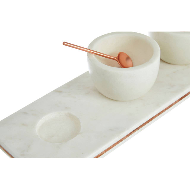 Premier Housewares Monzaro Marble Dip Bowls With Board Set