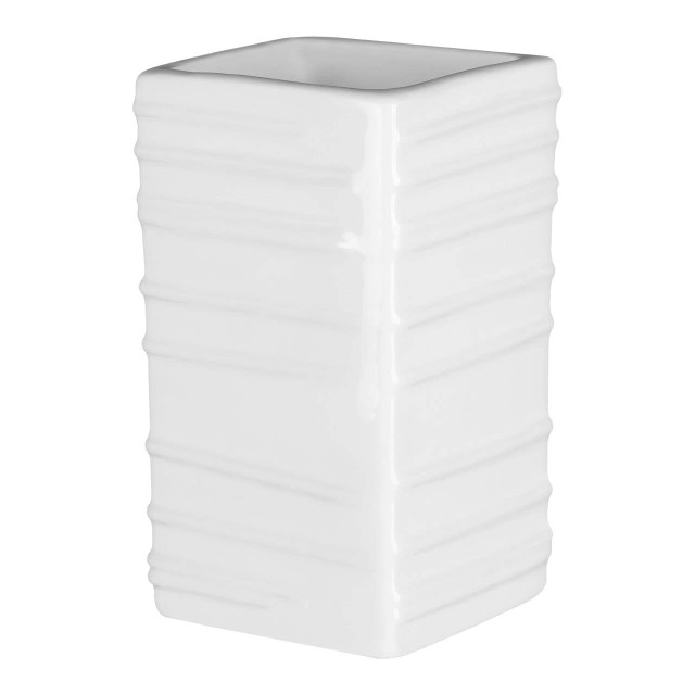 Premier Housewares Moon White Ceramic Bathroom Tumbler