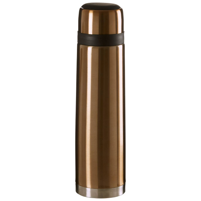 Premier Housewares Morar Vacuum Flask With Gold Finish