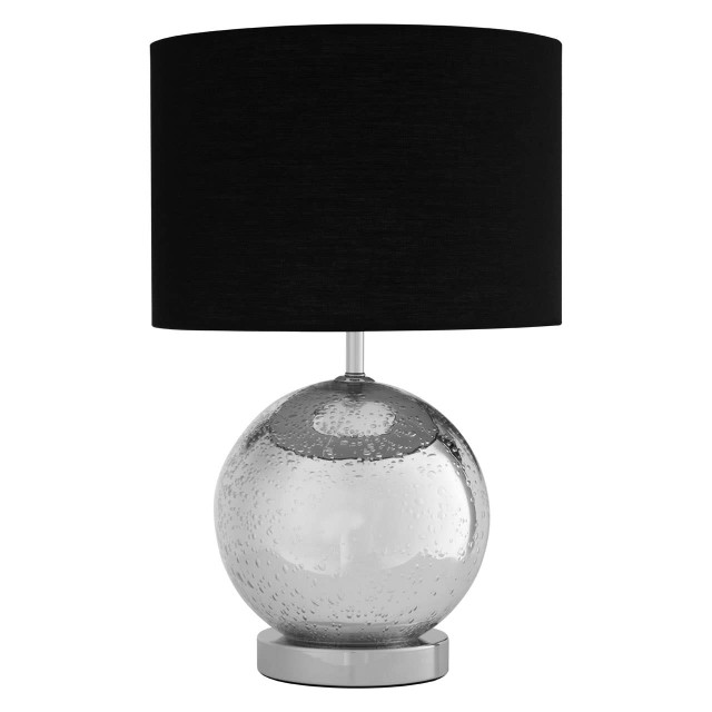 premier housewares Naomi Black Fabric Shade Table Lamp