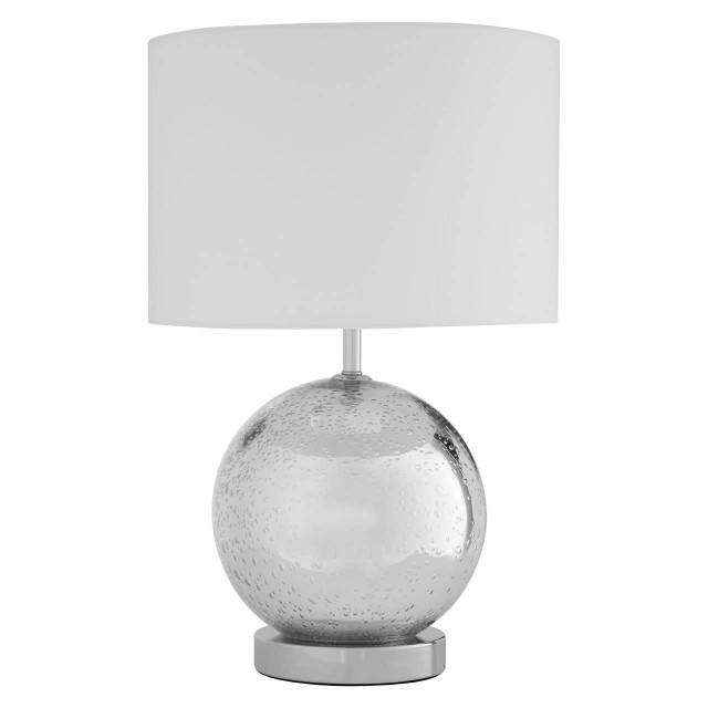 premier housewares Naomi White Fabric Shade Table Lamp