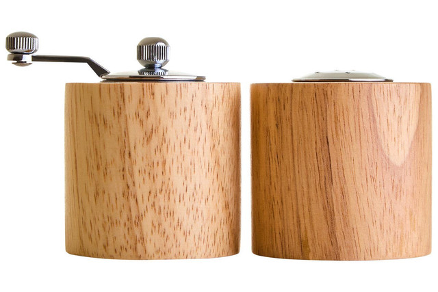 premier housewares Natural Origins Rubberwood Salt & Pepper Set