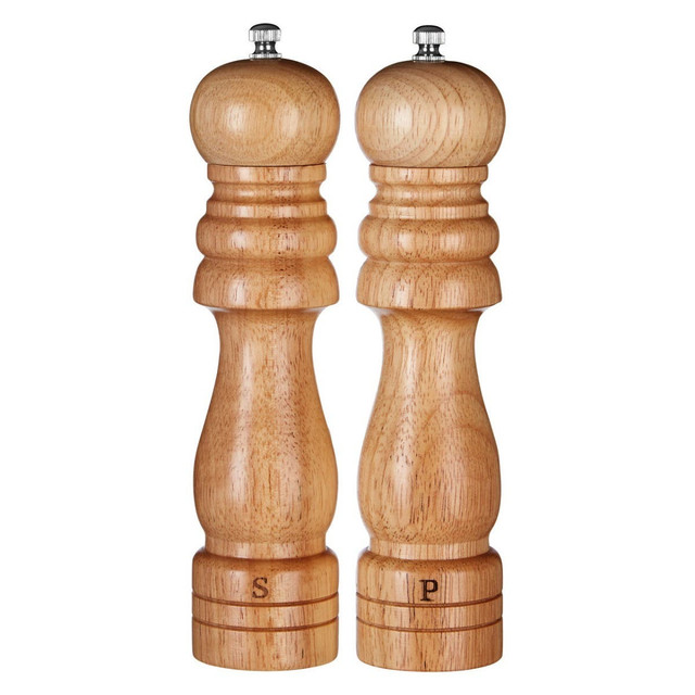 premier housewares Natural Origins Rubberwood Tall Salt and Pepper Set