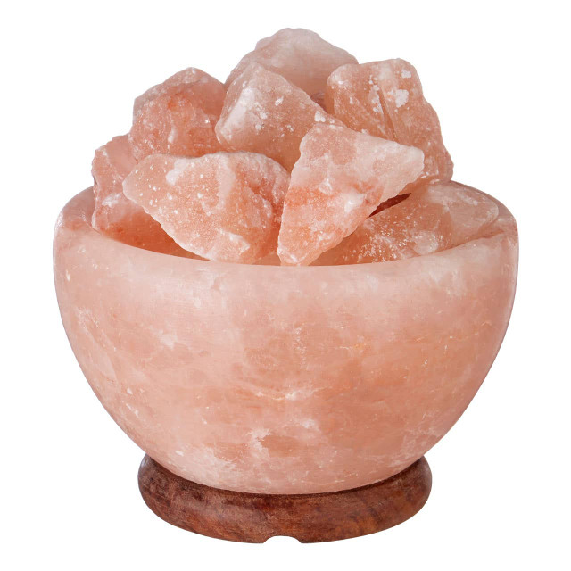 Premier Housewares Nepal Bowl Salt Lamp With EU Plug