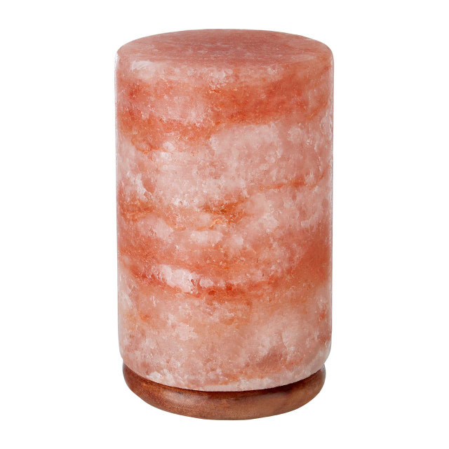 Premier Housewares Nepal Cylinder Salt Lamp With EU Plug