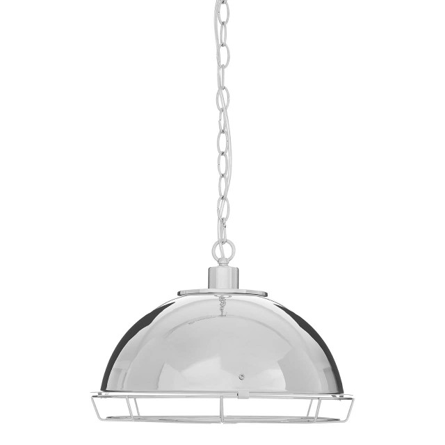 premier housewares New Foundry Chrome Pendant Light