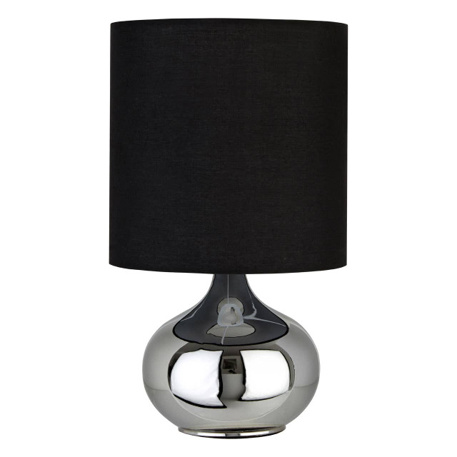 premier housewares Niko Black Fabric Shade Table Lamp