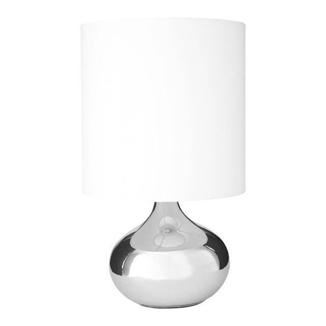 premier housewares Niko White Fabric Shade Table Lamp